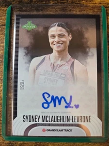 2025 Parkside Grand Slam Track Sydney McLaughlin-Levrone Signature Auto 31/50 - Picture 1 of 2