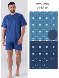 Pigiama uomo CALIBRATO corto in jersey di cotone Karelpiu' KC6175 - Imagen 1 de 1