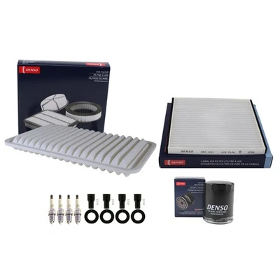 Kit de afinación Denso NGK 4 bujías y botas Kit para Toyota Solara 2,4 L L4 tracción delantera Foto 1 de 2