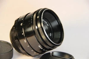 Lente bokeh remolinada Helios 44 KMZ 58 mm f/2 13 hojas M39 con adaptador M42 soviético - Imagen 1 de 24
