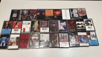Pop & Rock 80s Cassette Tape Lot. 29 Cassettes. Good Condition. Sold As Is. - Image 1 of 4