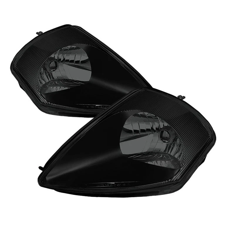 For Mitsubishi Eclipse 00-05 Driver & Passenger Side Black/Smoke Euro Headlights Foto 1 de 4
