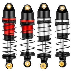 4PCS Aluminum Shocks Assembly For 1/24 Losi Mini-B RC Truck Shock Absorber Parts - Picture 1 of 20