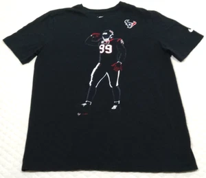 Nike Houston Texans Herren Large T-Shirt #99 J.J. Watt NFL Logo Rundhals schwarz - Bild 1 von 13