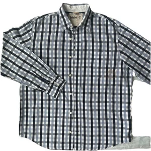 Timberland Men’s XL/TG Checked Long Sleeve Shirt - 100% Cotton - Picture 1 of 13