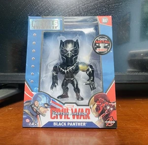 Jada Metals Die Cast Capitan America Guerra Civile Pantera Nera. Venditore A+. - Foto 1 di 8