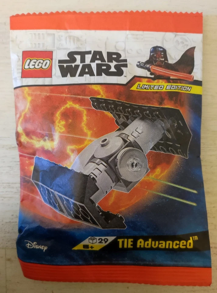 FIGURINE LEGO POLYBAG VAISSEAU STAR WARS foil 912311 TIE ADVANCED - Photo 1/1