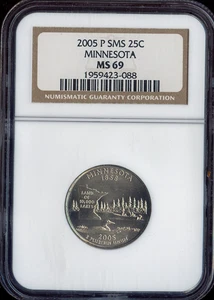 2005 Minnesota Quarter NGC MS69 SMS Holiday Sale 🎁 - Picture 1 of 2