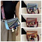 Tassel Fringe Shoulder Bag Colorful Ethnic Style Crossbody Bag  Ladies