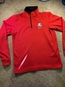Men’s Medium Nike 1/4 Zip Pullover 2016 Ryder Cup Hazeltine Size Medium - Picture 1 of 19