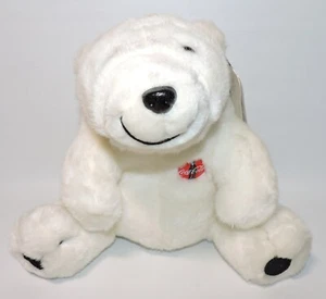 VTG 1997 Coca Cola Company 10" Plush Coke White Polar Bear Stuffed Animal, NWT - Picture 1 of 5