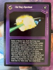 Star Wars CCG - That Thing's Operational - Todesstern 2 - Bild 1 von 1