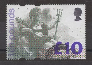 1992. SG1658. 10£ Britannia. Sehr schönes gebrauchtes Exemplar. PORTOFREI! - Bild 1 von 1