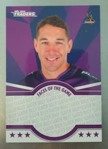 2016 NRL Traders Faces of the Game Card Billy Slater FOTG21/48 - Picture 1 of 2