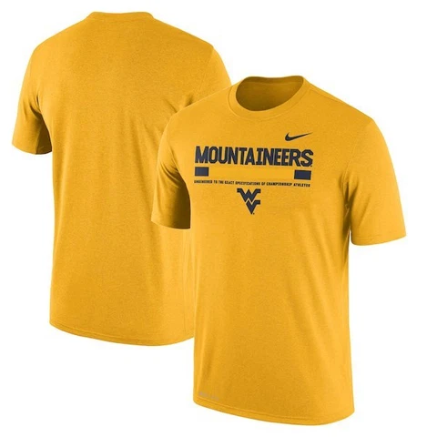 WEST VIRGINIA MOUNTAINEERS NIKE DRI FIT SHIRT XL Cover