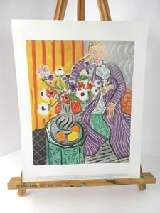 Matisse Purple Robe Anemones Repro Print Paper Baltimore Museum Art 14x11 - Picture 1 of 6