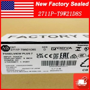 AB 2711P-T9W21D8S New SER D PanelView Plus 7 Terminal 9 Inch US PLC - Picture 1 of 5