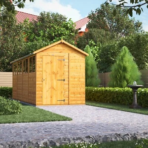 Shed | Power Apex Garden Sheds | Wooden Workshop | Sizes 12x6 up to 20x6 - Picture 1 of 38