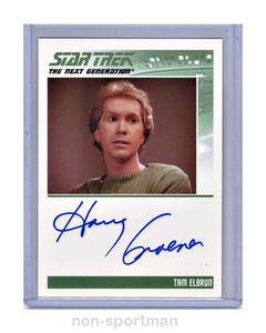 STAR TREK TNG HEROES & VILLAINS HARRY GROENER AUTOGRAPH