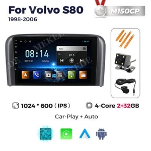 For Volvo S80 2004-2006 Android Auto Car Stereo Radio GPS Navi Carplay Head Unit - Picture 1 of 17