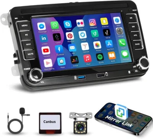 Für VW GOLF 5 6 Plus Touran Polo Caddy EOS 7" Android 13 Autoradio GPS + Kamera - Bild 1 von 24