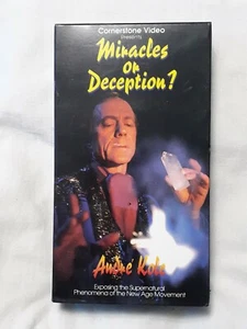 Miracles Or Deception? VHS 1992 TESTED ASMR Andre Kole Exposing Frauds ILLUSION - Picture 1 of 9