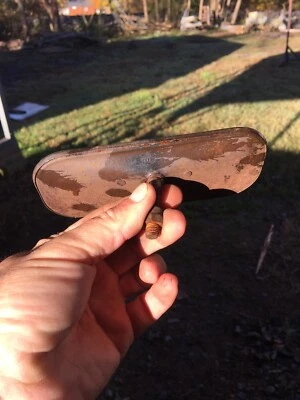 ESPELHO RETROVISOR ORIGINAL CHEVY GMC TRUCK 1947-1953.. Usável como está para Ratrod - Imagem 1 de 2