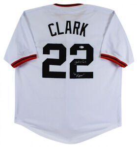 Jack Clark Signed San Francisco Giants Jersey Inscribed "Ripper" (Beckett COA) 
