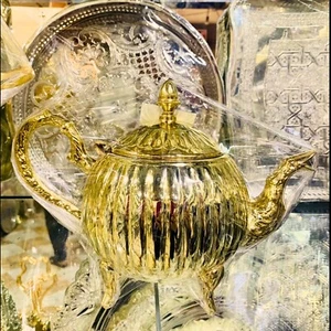 Lujosa tetera marroquí hecha a mano, tetera vintage para ceremonia del té y decoración del hogar - Imagen 1 de 7