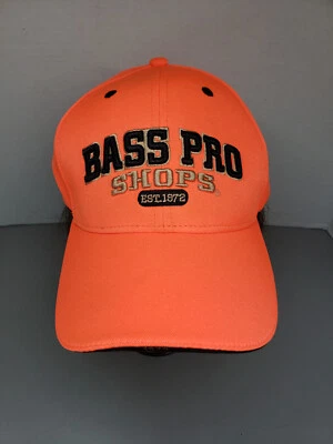 Gorra Bass Pro Naranja Correa Gorra Pesca Caza Talla Única Bordado Ajustable. Foto 1 de 4