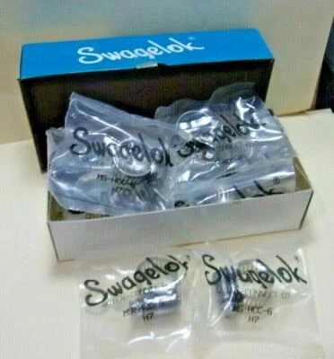 (10 Pcs) Swagelok  MS-HCC-6, Hose Clamp, SS, Adjustable 7/16" - 25/32"  Hose OD. - Image 1 of 4