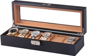 Vitrina 6 relojes Carbon Fiber Camel - Foto 1 di 3