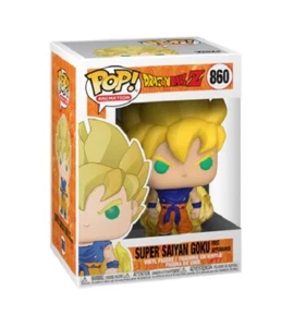 DRAGON BALL Z SUPER SAIYAN GOKU FIRST APPEARANCE 3.75 POP VINYL FIGURE FUNKO 860 - Picture 1 of 2