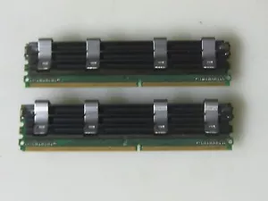 1 GB (2 X 512MB) DDR2-667 PC2-5300F ECC FB-DIMM MT9HTF6472JY-667B4D3 Mac Pro - Picture 1 of 2
