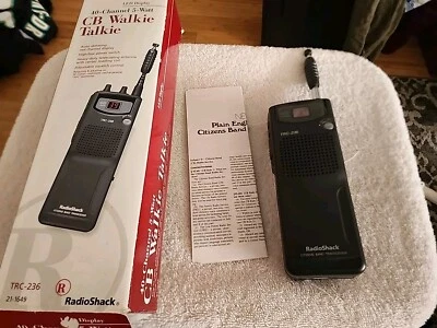 Vintage Realistic Radio Shack TRC-236 40 Channel Walkie Talkie - Tested Works - Image 1 of 4