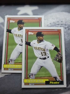Ke’Bryan Hayes (2X) 2021 Topps Update Series 92' Redux RC #T92-38 Pirates - Picture 1 of 1