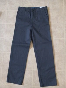 Lands End Boys Size 7 Dress Pants Gray NEW - Picture 1 of 3