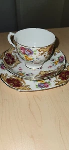 Vintage TUSCAN “PROVENCE” Trio Fine Bone China ENGLAND …cup Saucer Plate - Picture 1 of 4