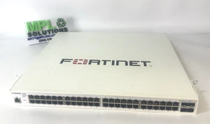 Fortinet FS-248E-FPOE 48-PORT POE SWITCH with 4-PORT SFP - Picture 1 of 3