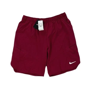 NEW Nike Court Advantage Tennis Shorts 9" SAMPLE Red Mens Size L DD8331-620 - Picture 1 of 8