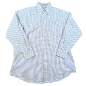 Hathaway Button Up Hemd Herren weiß XL kariert Baumwolle Andover Popeline Button Down - Bild 1 von 17