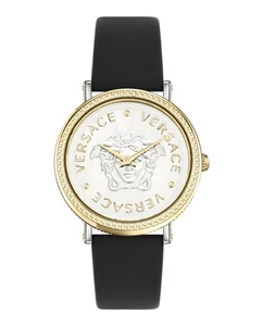 Versace Womens  Two Tone 37mm Strap Fashion Watch - Picture 1 of 4