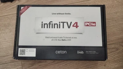 Ceton InfiniTV 4 Cable Card TV Tuner PCIe Adapter - Image 1 of 4