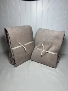 West Elm Worn Velvet Curtains ~ 48” x 84” ~ Dusty Blush ~ Pair - Picture 1 of 7