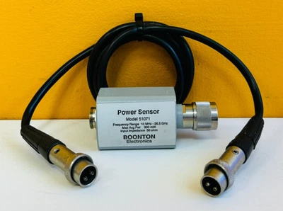 Boonton 51071 10 MHz-26.5 GHz, -70 to +20 dBm, CW Power Sensor + 41-2A. Tested! - Image 1 of 4