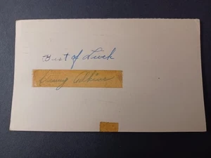 Dewey Adkins signierte Regierungspostkarte 1951 GPC - Senatoren, Jungen - Bild 1 von 2