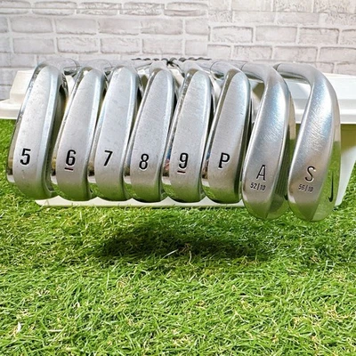 NIKE Right Handed Iron Set Victory Red 5-9,P,A,S NSPRO 950GH Flex S - Image 1 of 4