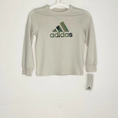 Adidas Boys Long Sleeve Tee Size 4 - Image 1 of 4