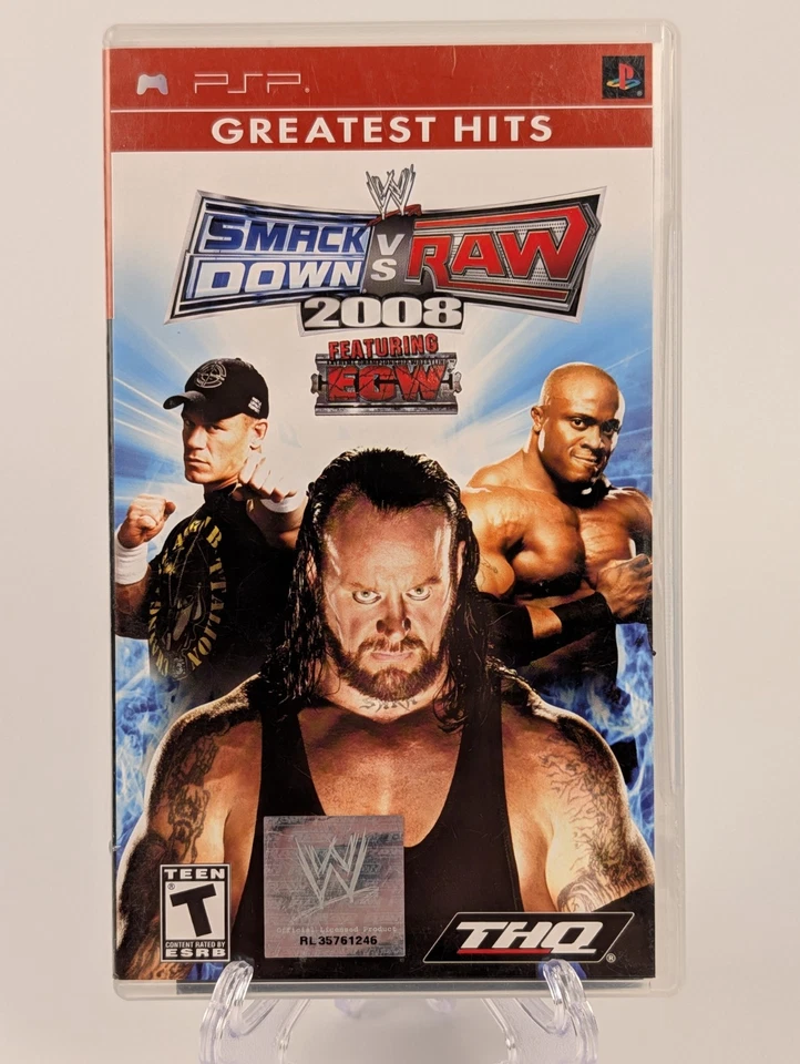 WWE SmackDown vs. Raw 2008 con ECW (Sony PSP, 2008)➡️CIB completo - probado Foto 1 de 4