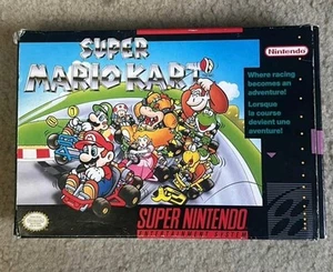 Super Mario Kart Super Nintendo Nstc - Picture 1 of 3